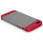 GGMM iFreedom Series hoesje TPU iPhone 5/5s en SE 2016 Grijs met Rood Wit