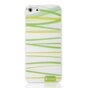 Groen wit Comma hoesje iPhone 5/5s en SE 2016 hardcase gras design