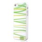 Groen wit Comma hoesje iPhone 5/5s en SE 2016 hardcase gras design