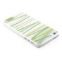 Groen wit Comma hoesje iPhone 5/5s en SE 2016 hardcase gras design