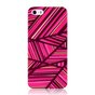 GGMM IML Series iPhone 5 5s SE 2016 hoesje - Roze hardcase lijnen