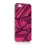 GGMM IML Series iPhone 5 5s SE 2016 hoesje - Roze hardcase lijnen