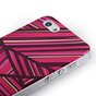 GGMM IML Series geschikt voor iPhone 5 5s SE 2016 hoesje - Roze hardcase lijnen