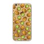 Doorzichtig Kiwi hoesje iPhone 6 Plus en 6s Plus TPU silicone cover fruit transparant groene Kiwi&#039;s