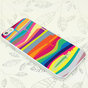 Fel gekleurde hardcase iPhone 6 Plus 6s Plus Regenboog kleuren hoesje Verfdesign