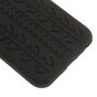 Zwarte autoband cover geschikt voor iPhone 6 Plus iPhone 6s Plus Silicone Autosporen hoesje