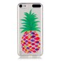 Doorzichtig ananas hoesje iPod Touch 5 6 7 Silicone pineapple case Kleurrijk