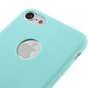 Lichtblauw silicone hoesje iPhone 7 8 lichtblauwe cover Effen Blue case