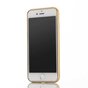 Chique silicone case iPhone 7 8 SE 2020 SE 2022 Gouden design lijnen Blauw