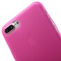 Effen roze hoesje iPhone 7 Plus 8 Plus Pink cover Silicone case