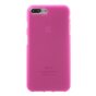 Effen roze hoesje iPhone 7 Plus 8 Plus Pink cover Silicone case