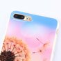 Blaasbloem silicone TPU hoesje iPhone 7 Plus 8 Plus gekleurde cover bloem