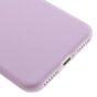 Silicone hoesje Paars iPhone 7 8 Effen paarse cover Purple case