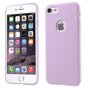Silicone hoesje Paars iPhone 7 8 Effen paarse cover Purple case