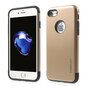 Caseology gouden hoesje iPhone 7 8 Golden TPU silicone case Zwarte cover
