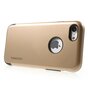 Caseology gouden hoesje iPhone 7 8 Golden TPU silicone case Zwarte cover