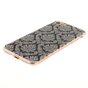 Zwart henna hoesje Damask Flower iPhone 7 8 SE 2020 SE 2022 Silicone TPU case wit