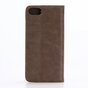 Wallet case iPhone 7 8 SE 2020 SE 2022 bookcase portemonnee hoesje Leder - Bruin