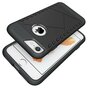 Zwart protect TPU hardcase hoesje iPhone 7 8 zwarte bescherming case