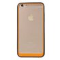 Hybrid Shockproof hoesje iPhone 6 6s Zwart Oranje Doorzichtig