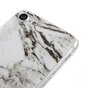 Marmer TPU hoesje iPhone 7 8 SE 2020 SE 2022 Witte case Marble hoesje cover