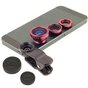 Universele 3in1 Groothoek Fisheye Macro Lens - met Telefoon Smartphone Clip