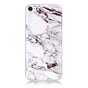 Wit iPod Touch 5 6 7 marmer TPU hoesje marble case