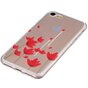 TPU hoesje iPhone 7 8 SE 2020 SE 2022 opdruk klaproos case rode bloemen