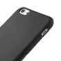 Zwart TPU hoesje iPhone 6 6s effen silicone cover Black extra grip