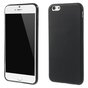 Zwart TPU hoesje iPhone 6 6s effen silicone cover Black extra grip