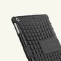 Zwarte survivor geschikt voor iPad 2017 2018 case hoes standaard