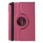 Roze lederen iPad mini 4 &amp; iPad mini 5 (2019) draaibare case hoes cover