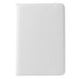 Witte lederen iPad mini 4 &amp; iPad mini 5 (2019) draaibare case hoes