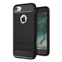 Zwart Carbon Armor iPhone 7 8 TPU hoesje