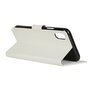 Portemonnee Bookcase hoesje iPhone X XS wit wallet case Lederen cover