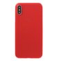 Rood iPhone X XS hoesje red doorzichtig TPU case