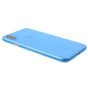 Blauw hoesje iPhone X XS TPU doorzichtig case