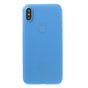 Blauw hoesje iPhone X XS TPU doorzichtig case