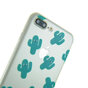Doorzichtig cactus TPU hoesje geschikt voor iPhone 7 Plus 8 Plus case cover