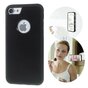 Anti-Gravity case hands-free selfie cover zwart iPhone 7 8 hoes nano coating