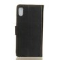 Wallet zwart iPhone X XS portemonnee hoes lederen black - Bookcase