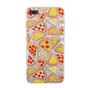 Transparant Pizza hoesje iPhone 7 Plus 8 Plus case cover doorzichtig