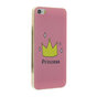 Roze Amsterdam Princess iPhone 5 5s SE 2016 TPU hoesje case kroontje cover