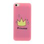 Roze Amsterdam Princess iPhone 5 5s SE 2016 TPU hoesje case kroontje cover