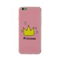 Roze Amsterdam Princess iPhone 6 6s hoesje case kroontje cover