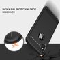 Carbon Armor hoesje iPhone X XS zwart TPU case bescherming