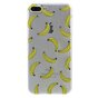 Doorzichtig banaan iPhone 7 Plus 8 Plus hoesje banana fruit cover