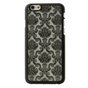 Zwart Barok hoesje iPhone 6 6s hardcase case henna damask flower