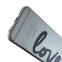 TPU doorzichtig hoesje iPhone 6 6s love cover