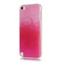 Ombre roze glitter hoesje iPod Touch 5 6 7 TPU case